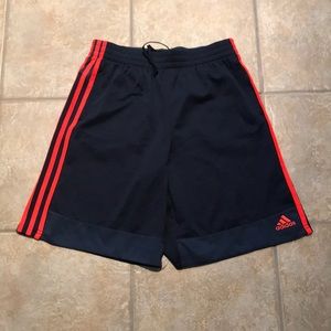 Adidas XL youth sport shorts.
